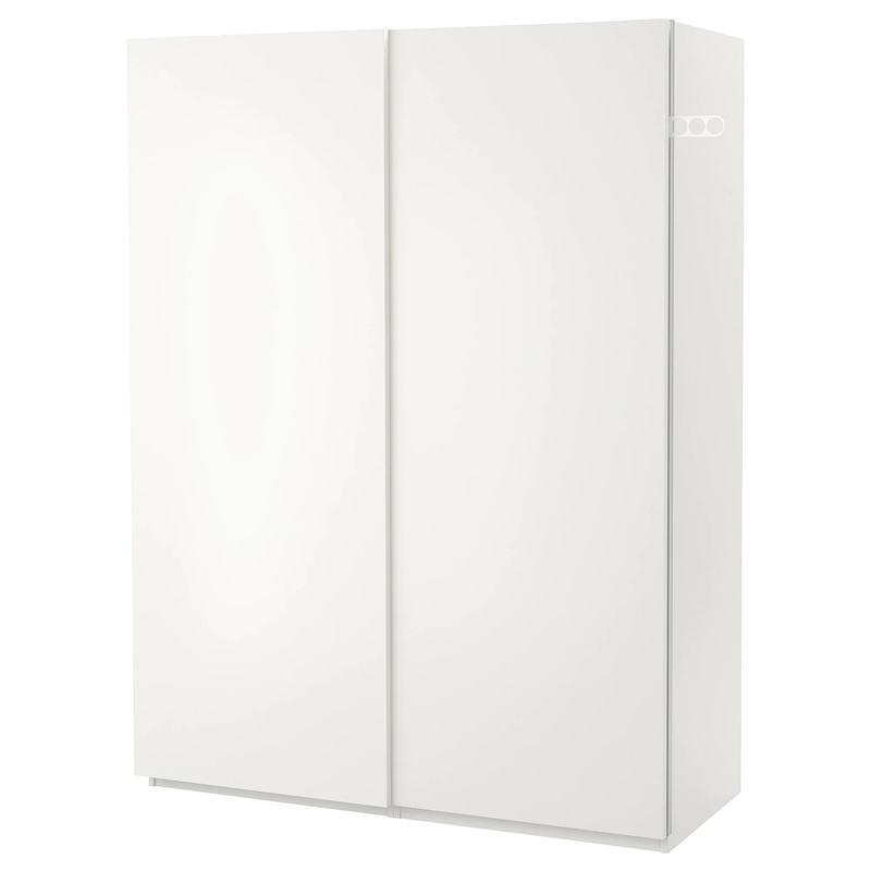 Matte White Cream Flat Panel lacca lo stoccaggio della camera da letto del panno del gabinetto del guardaroba del portello scorrevole