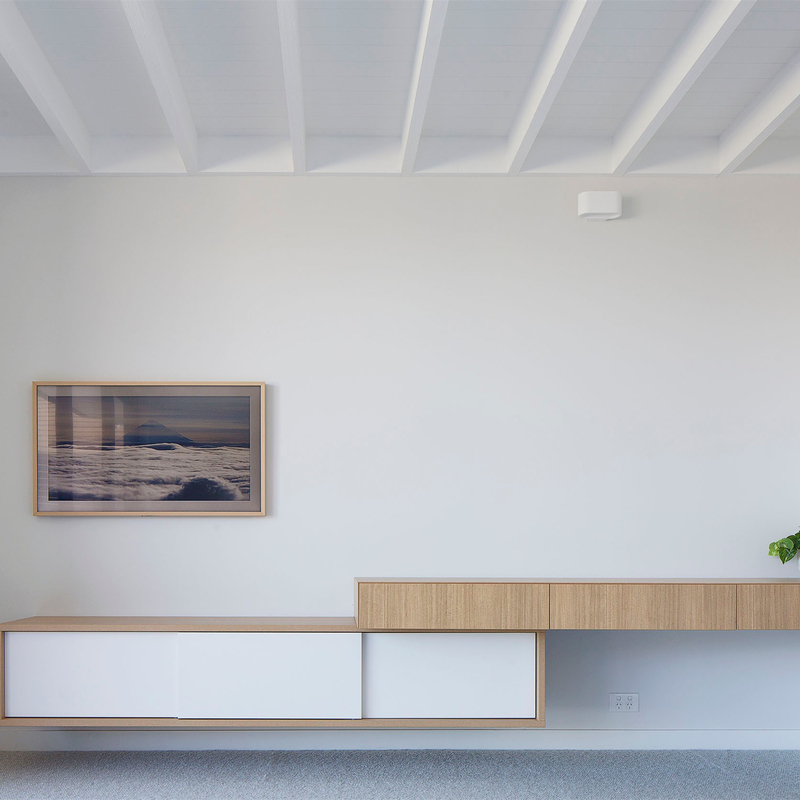 Grano scuro bianco moderno di legno del banco dell'unità della melammina TV del Governo di Grey Wall Mounted TV