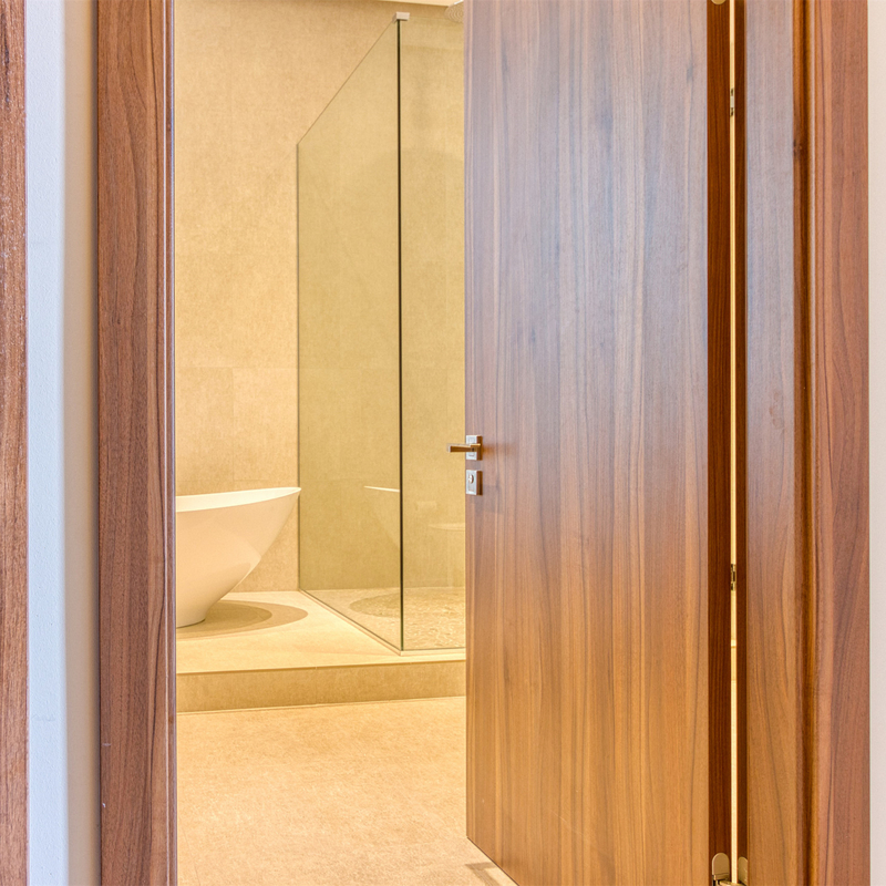 Porte di legno di verniciatura composite della lacca di colore bianco interno