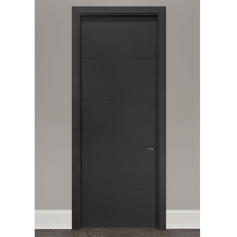 Serratura beige di Grey Melamine Interior Door With delle porte dell'OEM della camera da letto durevole di legno interna del pannello