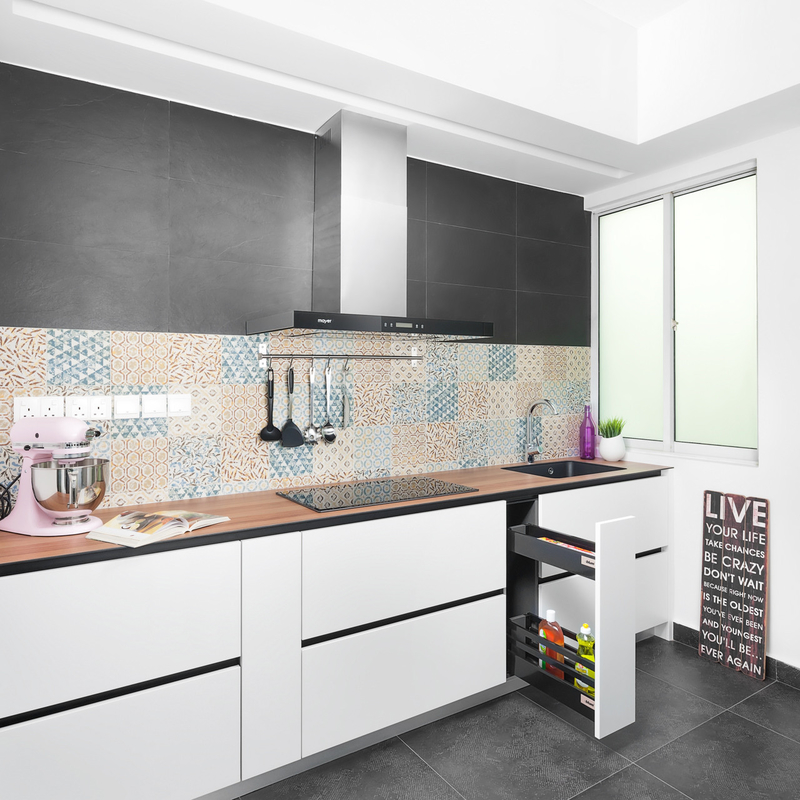 I nuovi arrivi L modellano armadi da cucina della parete del PVC di Mini Kitchen Cabinet Wooden i piccoli per l'appartamento