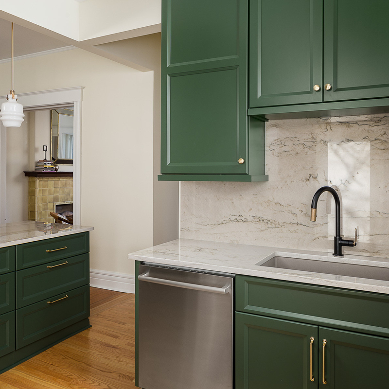 L'armadio da cucina stile country americano progetta la cucina verde verde di fabbricazione della fabbrica di rivestimento della lacca degli armadi da cucina