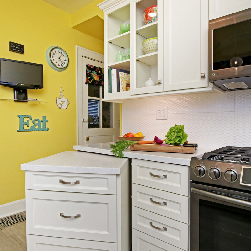 Il vetro modulare della cucina progetta l'intero insieme dell'armadio da cucina della mobilia moderna di Shaker Style Lacquer Unit Small