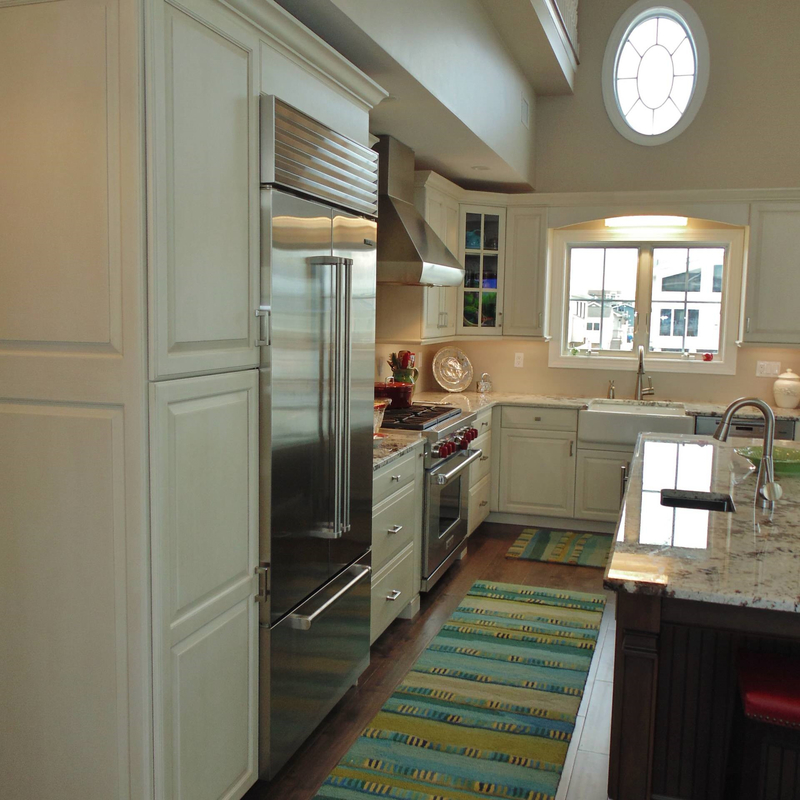 Lo stile rustico L modella il produttore bianco del Governo di Matt Wooden Kitchen Cabinet From Guangdong di legno solido