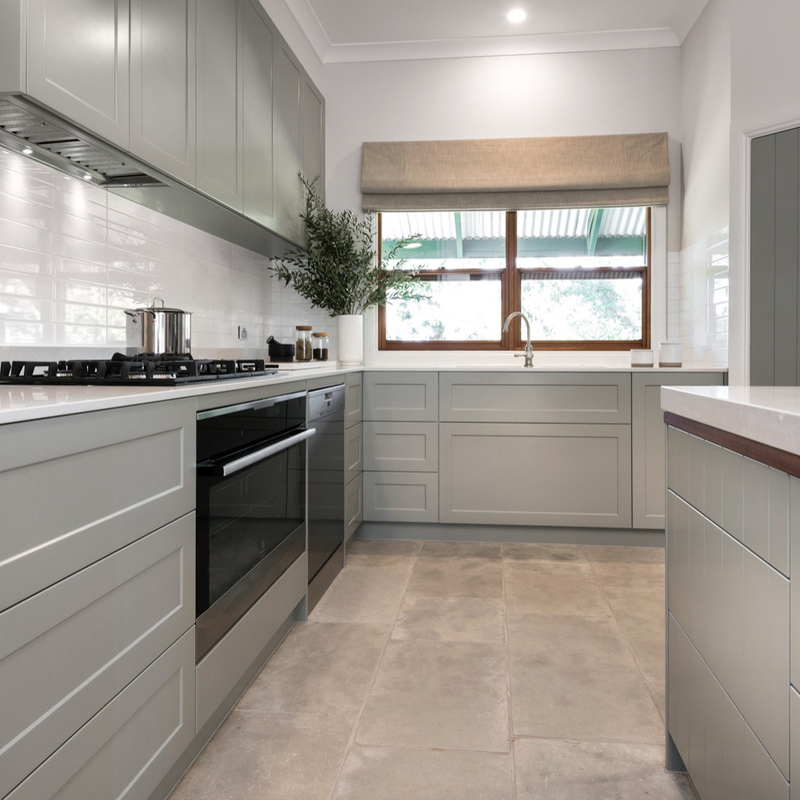 Focus On Cabinet Design Modulare Cucine Moderni USA Grey Shaker Armadio Per Ingrosso